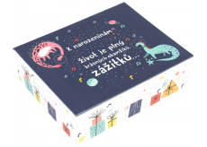 Albi Hrací krabička na peníze Dinosauři 11 x 9 x 3,5 cm