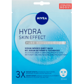 Nivea Hydra Skin Effect hydratační textilní pleťová maska s kyselinou hyaluronovou pro každý typ pleti 1 kus