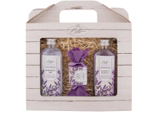 Bohemia Gifts Lavender La Provence sprchový gel 100 ml + šampon na vlasy 100 ml + ručně vyráběné mýdlo 30 g, kosmetická sada