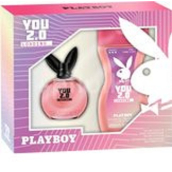 Playboy You 2.0 Loading toaletní voda pro ženy 40 ml + sprchový gel 250 ml, dárková sada pro ženy