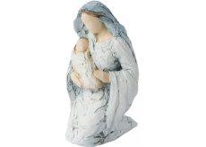 Arora Design Marie a Ježíšek krásné vyobrazení Panny Marie s Jezulátkem v náručí nesmí chybět ve vašem betlému Figurka z pryskyřice 13,5 cm