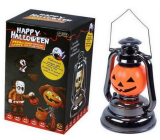 Rappa Halloween Lampa dýně se zvukovým a světelným efektem 18 cm