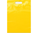 Taška igelitová 44 x 38 cm s průhmatem Žlutá