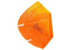 Bari Medical Respirátor ústní ochranný 5-vrstvý FFP2 obličejová maska oranžová 1 kus