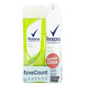 Rexona Aloe Vera sprchový gel 250 ml + antiperspirant sprej 150 ml, kosmetická sada pro ženy