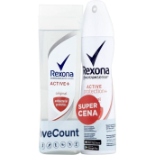 Rexona Active sprchový gel 250 ml + Active Protection Original antiperspirant sprej 150 ml, kosmetická sada pro ženy