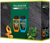 Palmolive Men Citrus Sport 3v1 sprchový gel na tělo, tvář a vlasy 2 x 250 ml, kosmetická sada pro muže