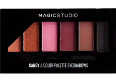 Moje Magic Studio Candy paletka očních stínů 6 barev + aplikátor 6,3 g