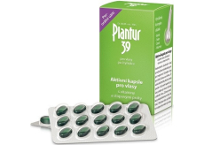 Plantur 39 Aktivní kapsle pro vlasy pro ženy, doplněk stravy 60 kusů