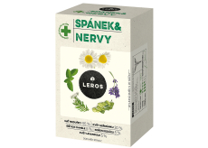 Leros Spánek a nervy bylinný čaj k uklidnění nervů, relaxaci a klidnému spánku 20 x 1,3 g