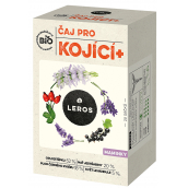 Leros Čaj pro kojící + Bio bylinný čaj podporující tvorbu mateřského mléka 20 x 2 g