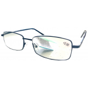 Berkeley Čtecí dioptrické brýle +1 černé kov 1 kus MC2086