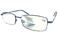 Berkeley Čtecí dioptrické brýle +4 černé kov 1 kus MC2086
