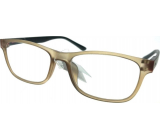 Berkeley Čtecí dioptrické brýle +1,5 plast světle hnědé, černé postranice 1 kus MC2184
