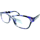 Berkeley Čtecí dioptrické brýle +2,5 plast černo-fialové 1 kus MC2197