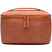 Diva & Nice Kosmetický kufřík Soft oranžový 26 x 15 x 18 cm