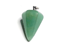 Avanturin zelený Siderické kyvadlo přírodní kámen 2,2 cm, kámen štěstí
