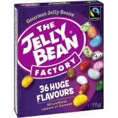 The Jelly Bean Factory 36 příchutí želé fazolky mix krabička 75 g