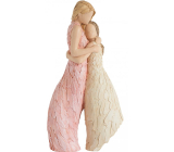 Arora Design Rostoucí láska figura matky s dcerou Figurka z pryskyřice 24,5 cm
