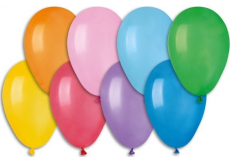 Balónky latexové nafukovací pastelové mix barev 19 cm 10 kusů v sáčku