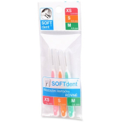 Soft Dent mezizubní kartáček rovný XS - M, 0,4 - 6 mm 3 kusy