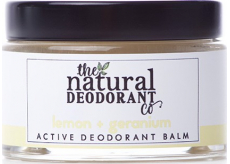 The Natural Deodorant Co. Active Deodorant Balm Citron + Geranium balzámový deodorant 55 g
