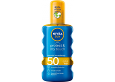 Nivea Sun Protect & Dry Touch OF50 neviditelný sprej na opalování 200 ml