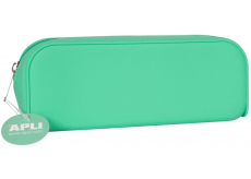 Apli Nordik Penál silikonový pastelový zelený 185 x 75 x 55 mm