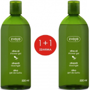 Ziaja Olivový olej sprchový gel pro všechny typy pokožky 2 x 500 ml, duopack