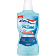 Aquafresh All in One Protection Fresh Mint ústní voda s fluoridem 500 ml