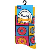 Albi Barevné ponožky univerzální velikost Donut pattern 1 pár