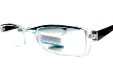 Berkeley Čtecí dioptrické brýle +3,5 plast průhledné, černé postranice 1 kus MC2222