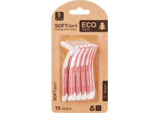Soft Dent Eco mezizubní kartáček zahnutý S 0,5 mm 10 kusů