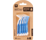 Soft Dent Eco mezizubní kartáček zahnutý M 0,6 mm 10 kusů