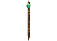 Colorino Gumovatelné pero hnědé Kostka zelená, modrá náplň 0,5 mm