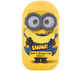 Mimoni Banana! 2v1 sprchový gel a pěna do koupele pro děti 350 ml
