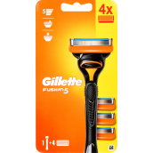 Gillette Fusion5 holicí strojek + náhradní hlavice 4 kusy, pro muže