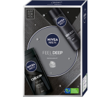 NIVEA MEN Feel Deep sprej antiperspirant 150ml, sprchový gel 250ml