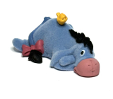 Disney Medvídek Pú Mini figurka - Ijáček - Oslík ležící s ptáčkem na zádech, 1 kus, 5 cm