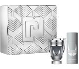 Paco Rabanne Invictus Platinum parfémovaná voda 100 ml + deodorant sprej 150 ml, dárková sada pro muže
