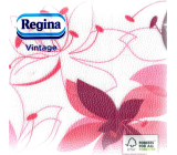 Regina Vintage Papírové ubrousky 1 vrstvé 33 x 33 cm 45 kusů Růžové