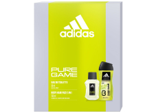 Adidas Pure Game toaletní voda 50 ml + sprchový gel 250 ml, dárková sada pro muže