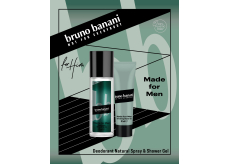 Bruno Banani Made parfémovaný deodorant sklo pro muže 75 ml + sprchový gel 50 ml, kosmetická sada pro muže
