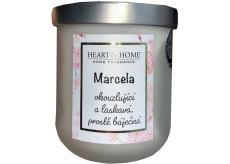Heart & Home Svěží prádlo sójová vonná svíčka se jménem Marcela 110 g