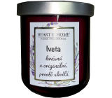 Heart & Home Sladké třešně sójová vonná svíčka se jménem Iveta 110 g