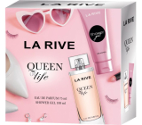 La Rive Queen of Life parfémovaná voda 75 ml + sprchový gel 100 ml, dárková sada pro ženy