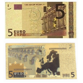 Talisman Zlatá plastická bankovka 5 EUR