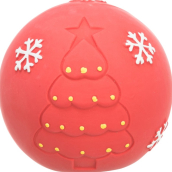 Trixie XMas Ball latexový vánoční míček pro psy 8 cm