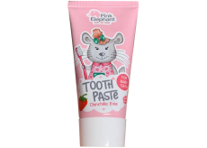Pink Elephant Činčila Nela s příchutí jahody zubní pasta pro děti 50 ml