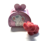 NeoCos Dárkové mýdlo tvarované - zvířátko 25g Pro štěstí - vůně růže